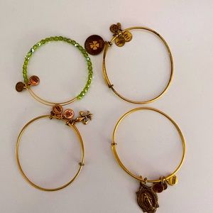 4 Alex and Ani charm bracelets